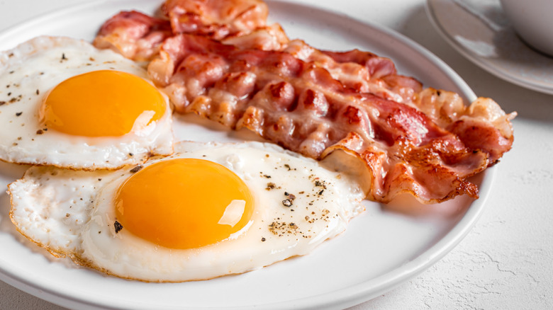 bacon and eggs