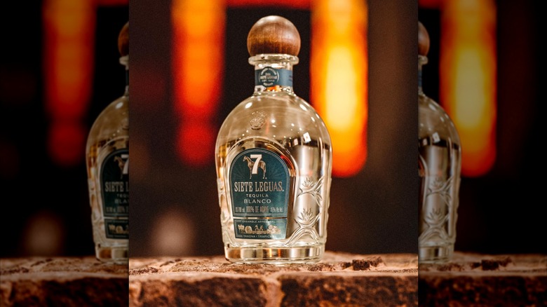 A bottle of Siete Leguas blanco