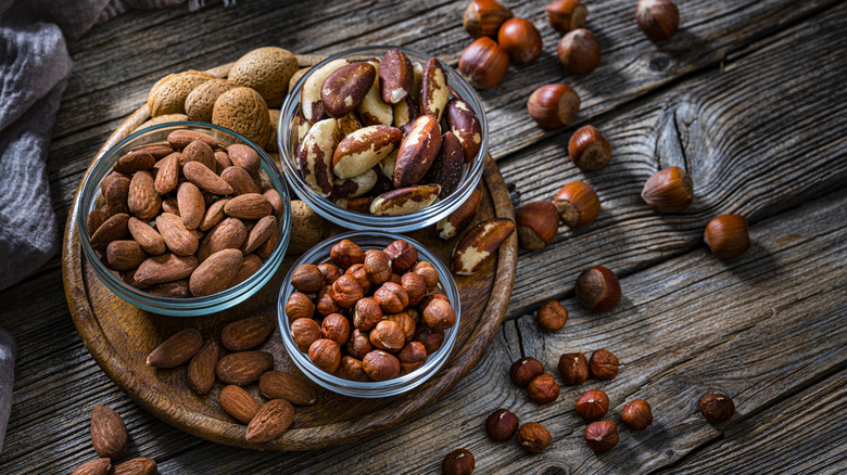 bowls of nuts