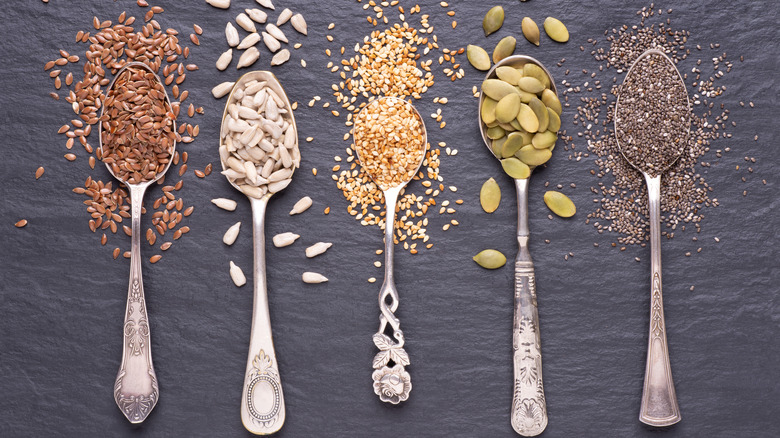 spoonfuls of seeds