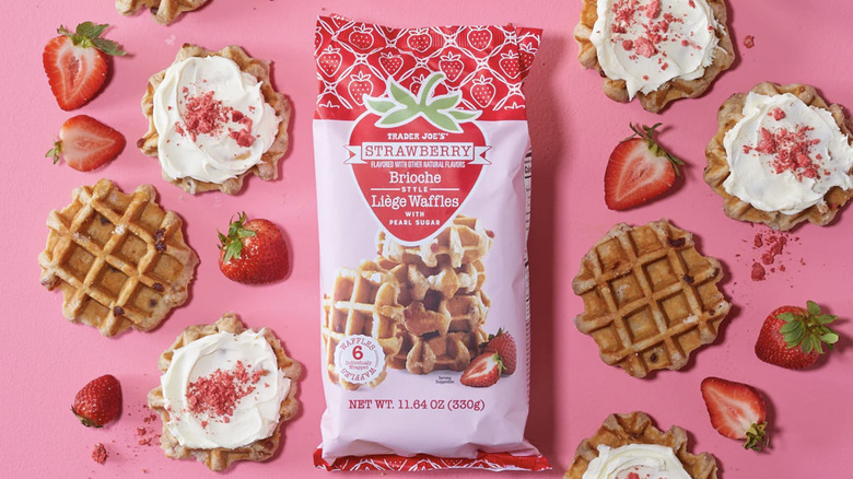 customer holding Trader Joe's product