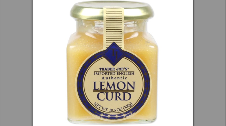 A jar of Trader Joe's Lemon Curd