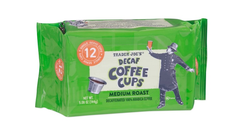 pack of Joe's Decaf Coffee Cups on white background