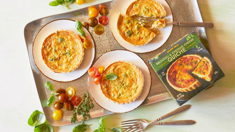 Broccoli & Cheddar Cheese Quiche