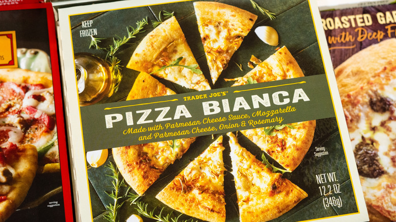 pizza bianca in a box from Trader Joe's