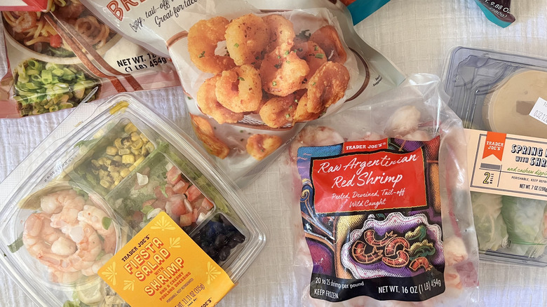 Shrimp products from Trader Joe's