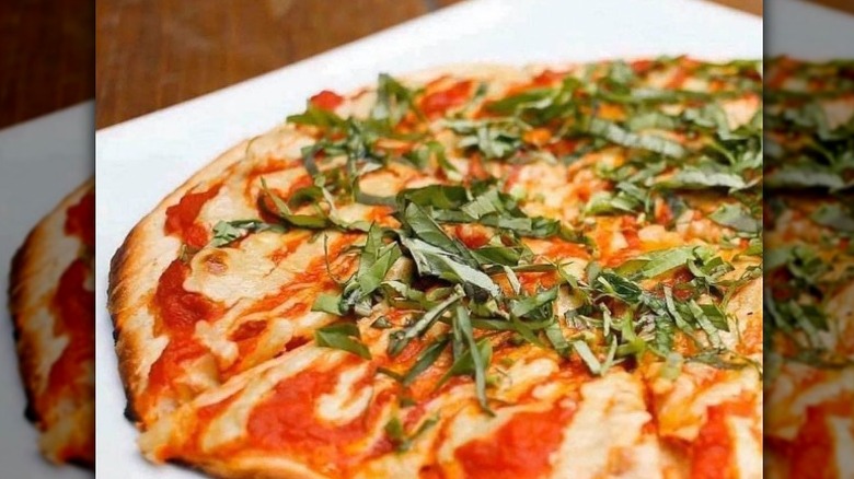 Close-up of pizza