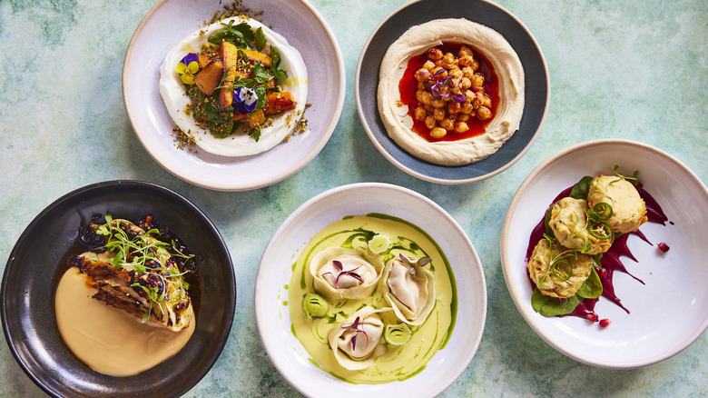 colorful vegetarian dishes