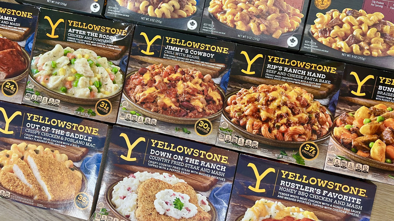 selection of Yellowstone frozen meals