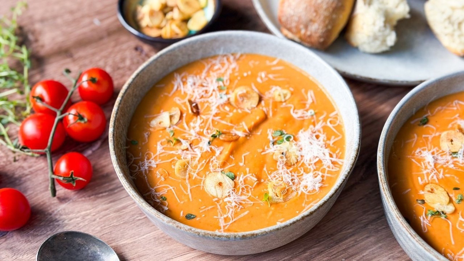 Better Than Canned: Flavorful And Creamy Tomato Soup Starts With White Beans And Cherry Tomatoes