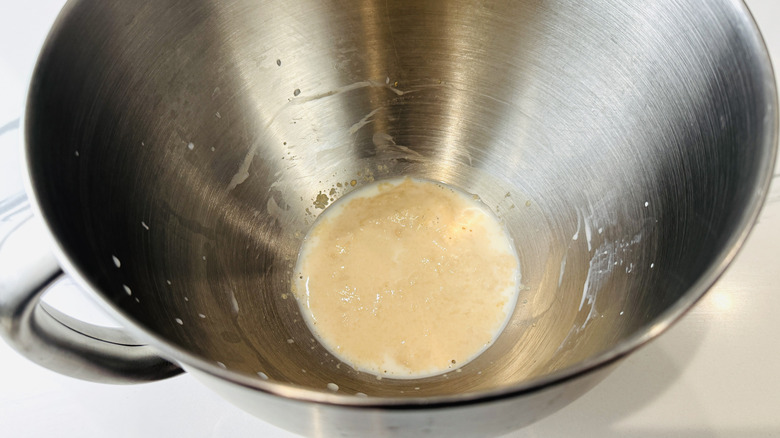 Bloomed yeast mixture