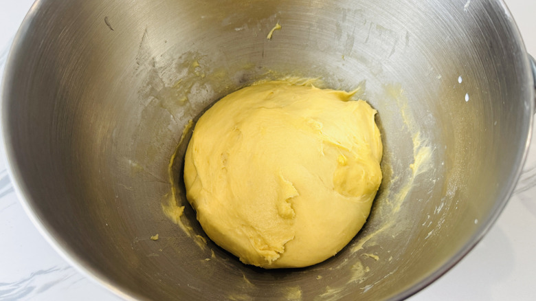 Dough in bowl