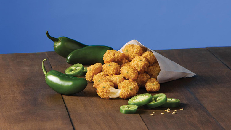 Culver's jalapeno cheese churds and jalapenos.