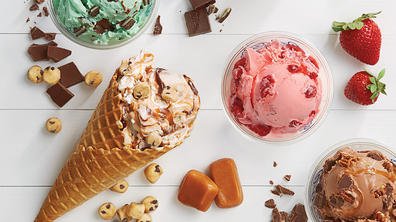 Various Culver's custard flavors.