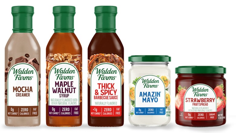 a series of Walden Farms products