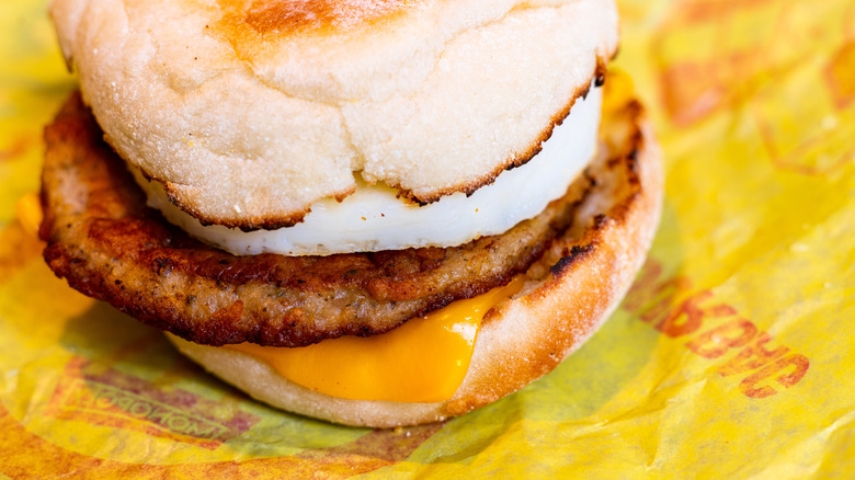 McDonald's Sausage and Egg McMuffin