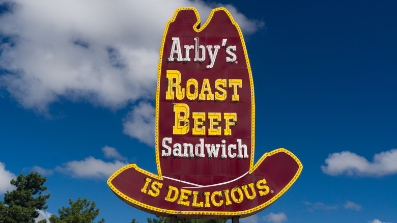 Arby's vintage 10-gallon hat sign