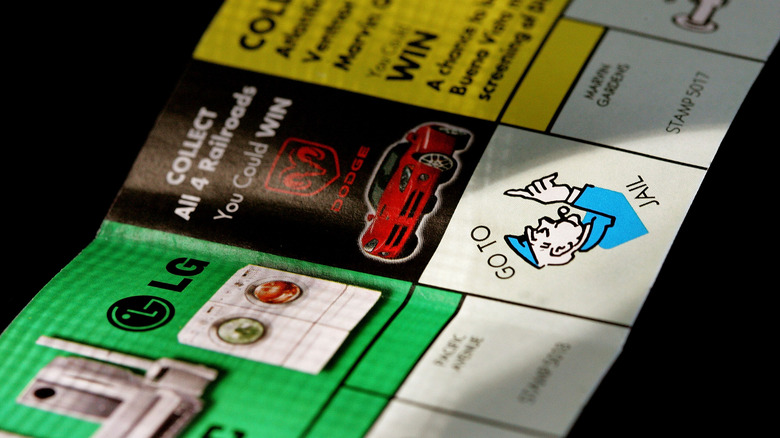 McDonald's Monopoly game board