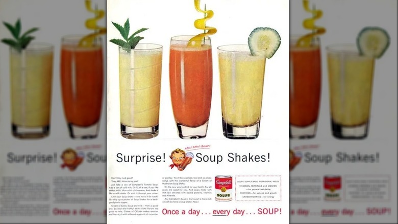 Campbell's soup shake advertisement