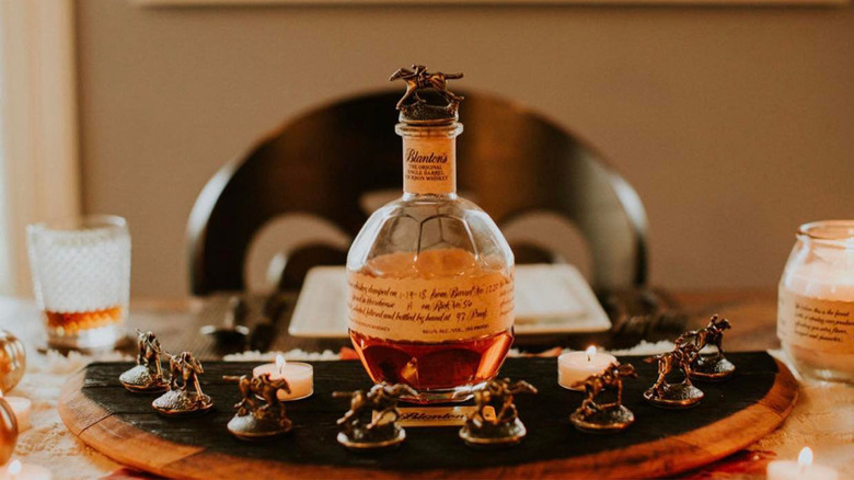 Blanton's Single-Barrel with stoppers