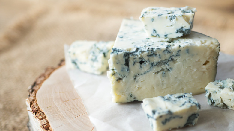 blue cheese chunks