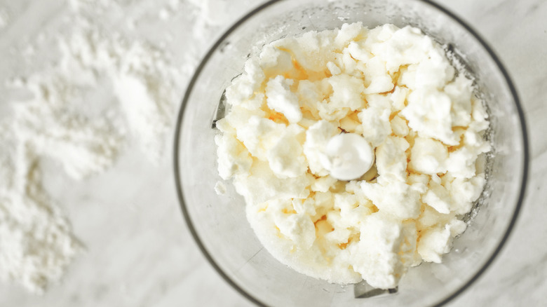 Cottage cheese in blender