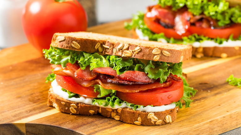 A BLT sandwich