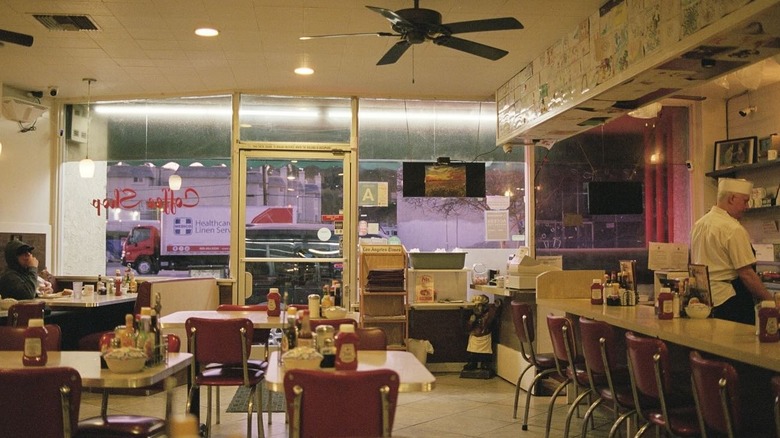 interior of Bobby's Coffee Shop in LA