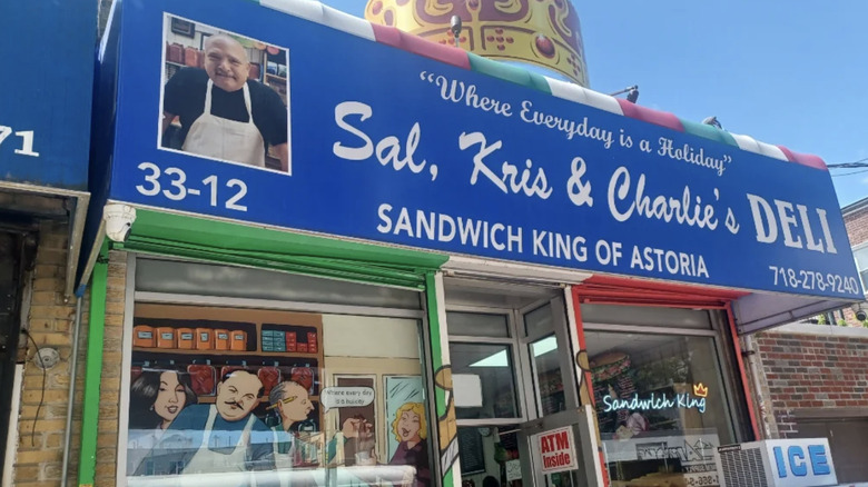 outside shot of deli