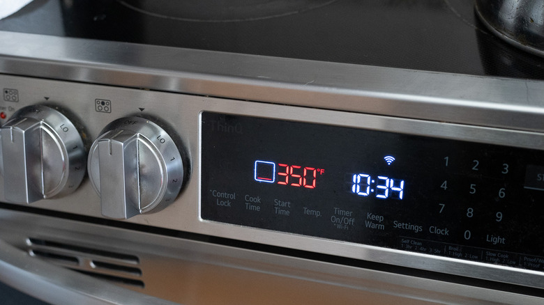 Oven set to 350 F.