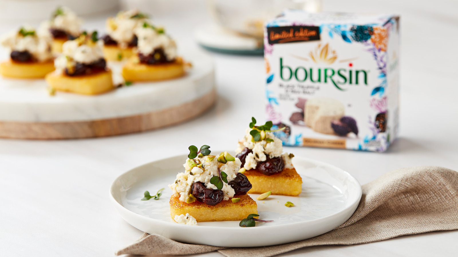 Boursin Releases Limited Edition Black Truffle & Sea Salt Cheese