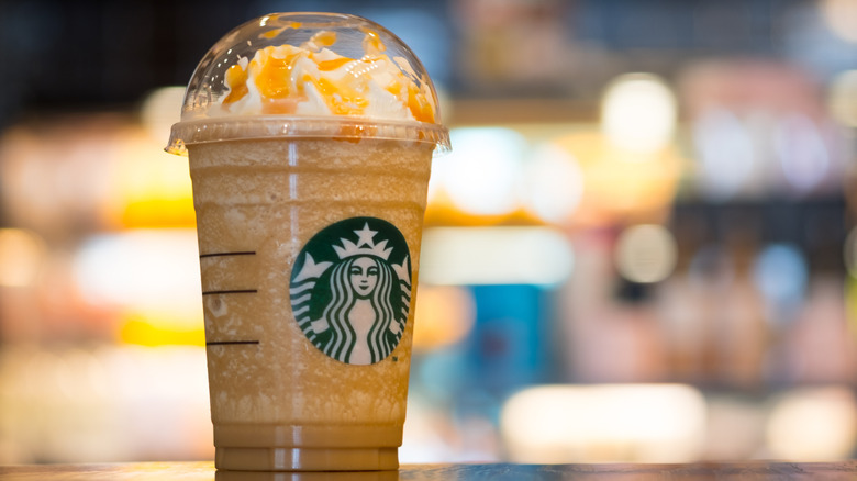 Starbucks caramel frappuccino