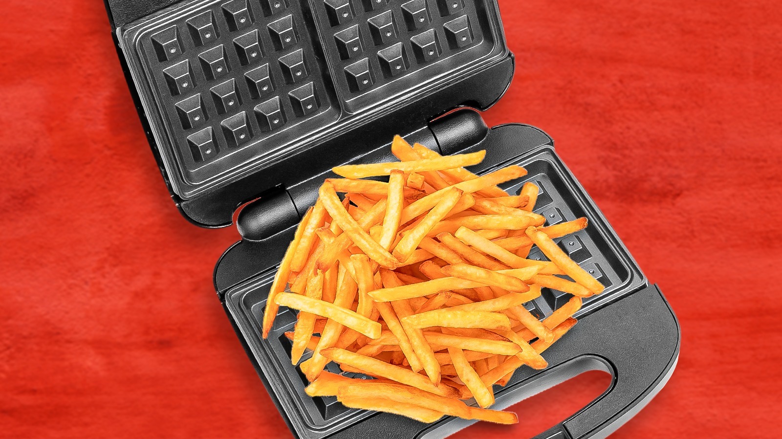 Break Out The Waffle Iron To Transform Leftover French Fries