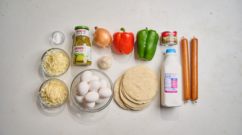 ingredients on a table