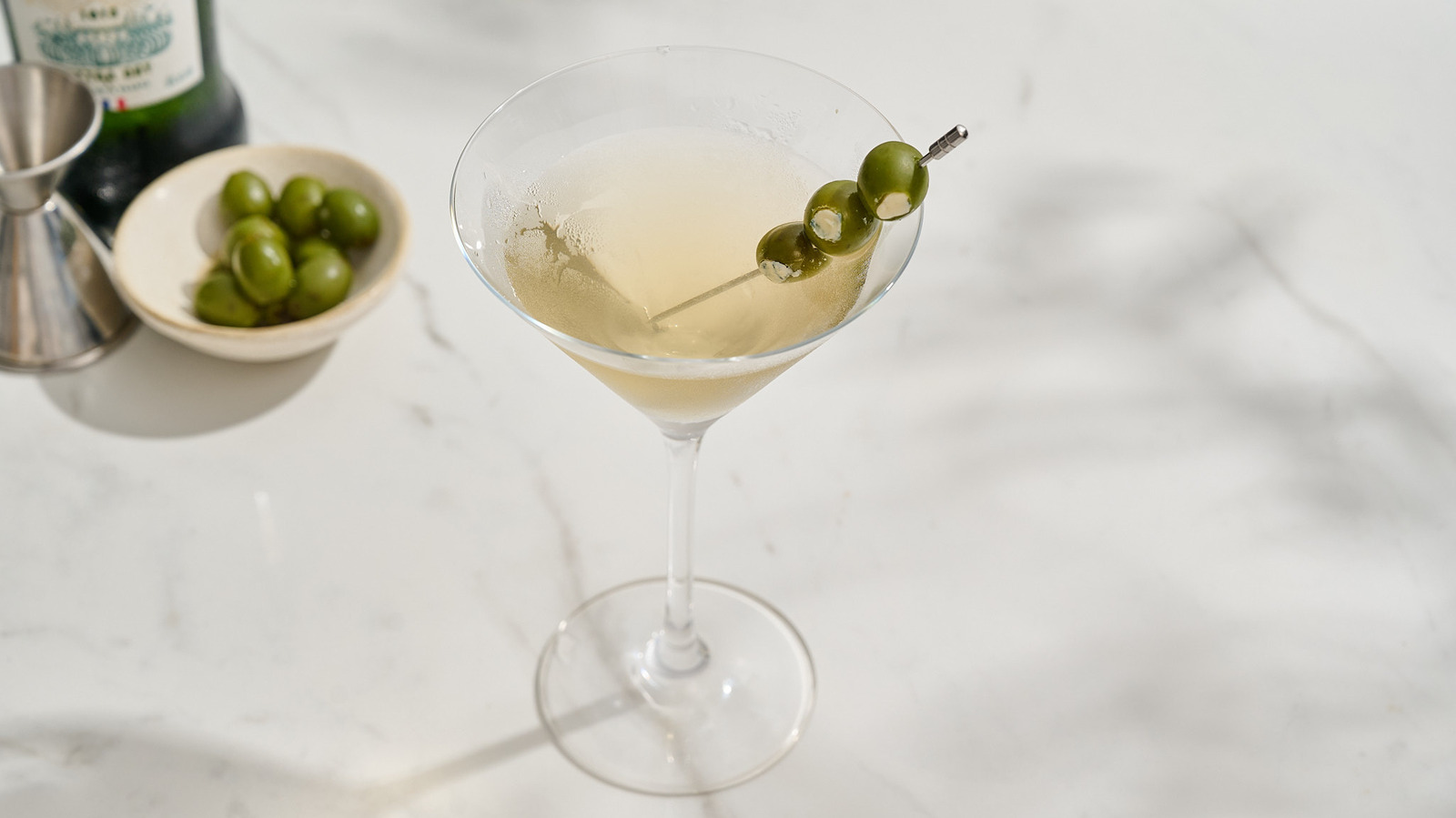 Briny Blue Cheese Dirty Martini Recipe