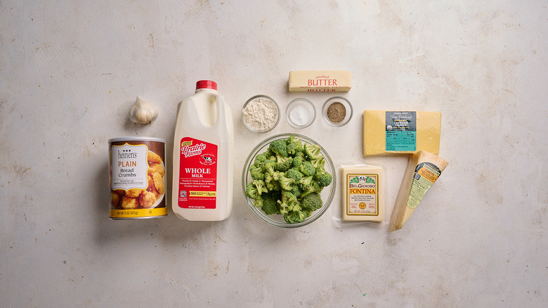 Broccoli au gratin ingredients
