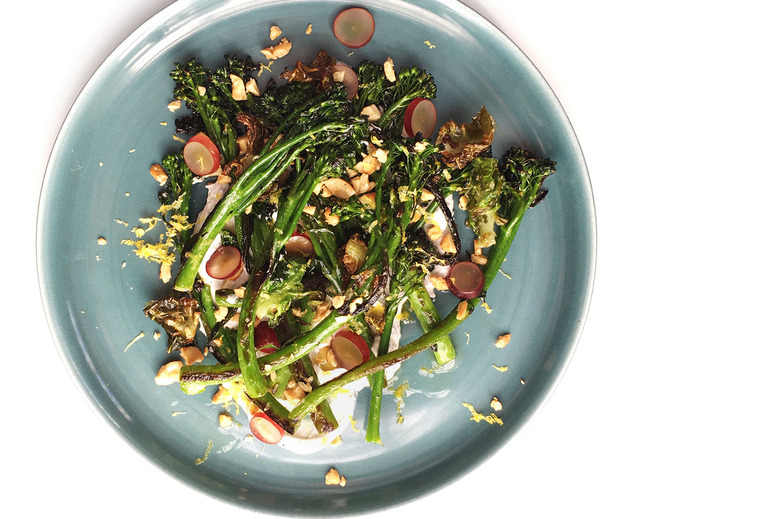 Charred Broccolini Recipe with Yogurt Sauce