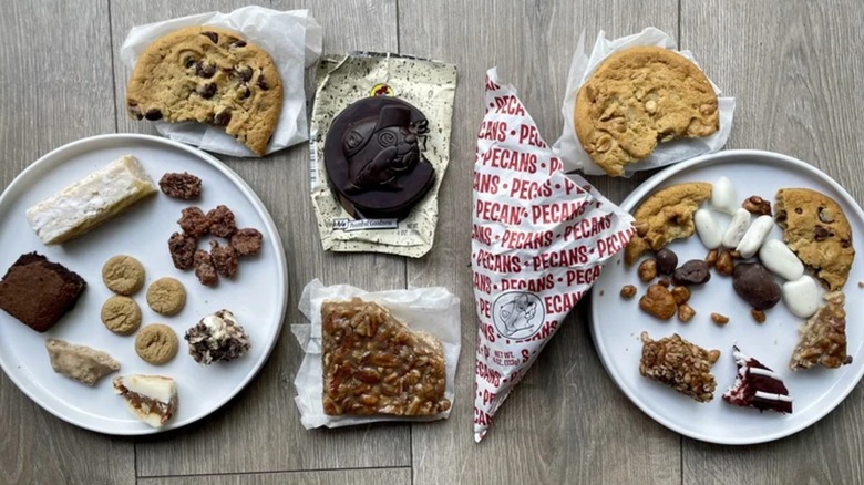 A variety of different desserts offered at Buc-Ee's