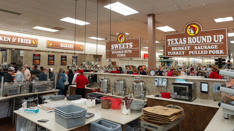 The interior at Buc-ee's