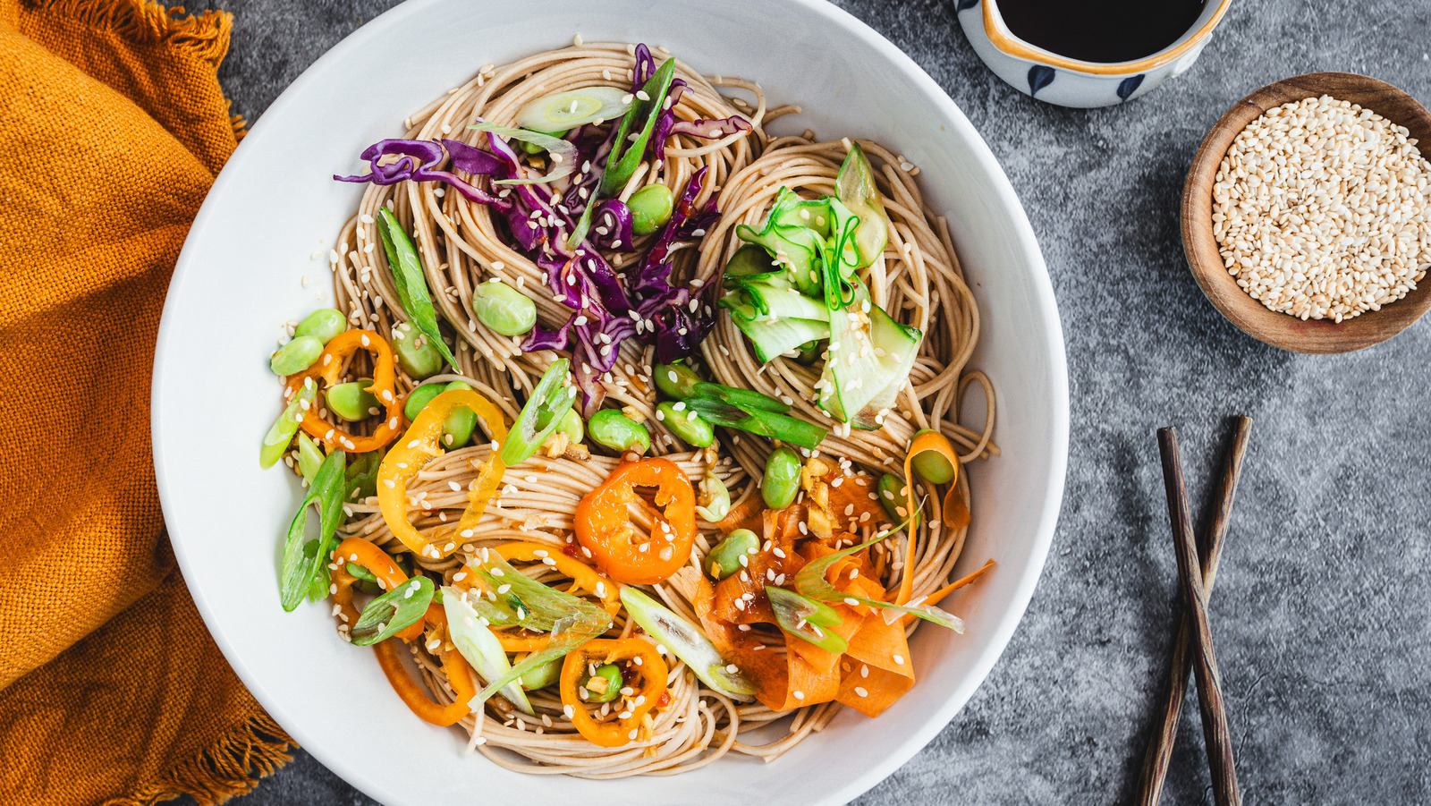 Buckwheat Soba Noodle Veggie Bowl Recipe – Tasting Table