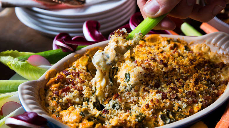 Buffalo Spinach-Artichoke Dip