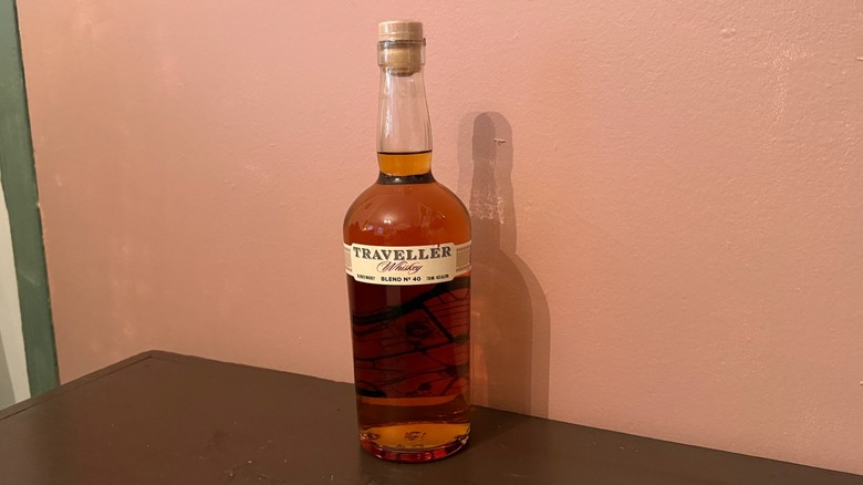 bottle of Buffalo Trace Traveller Whiskey