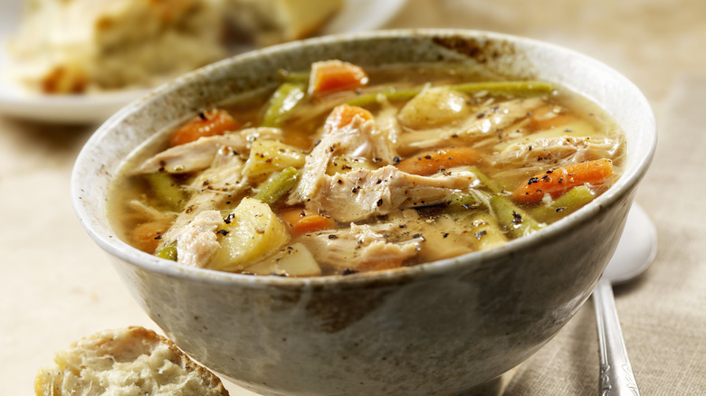 Turkey vegetable soup