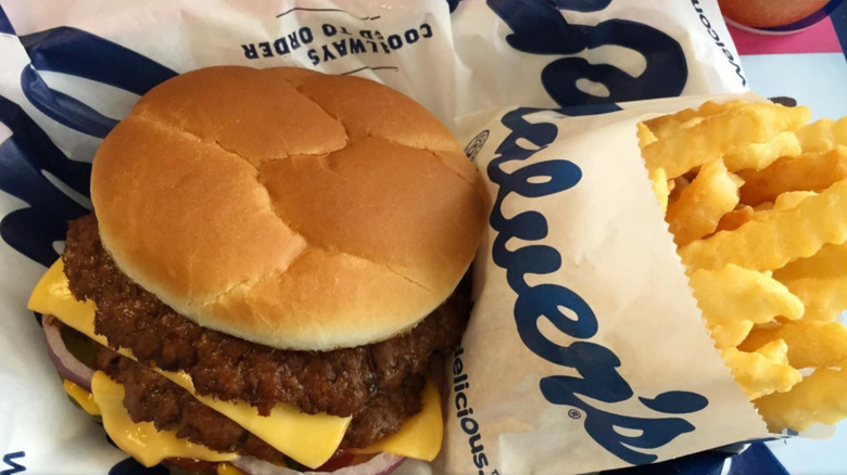 A Culver's ButterBurger combo meal