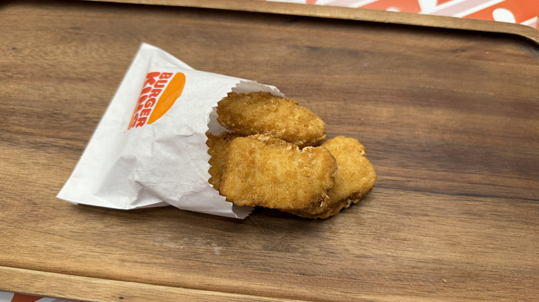 new Chicken Nuggets pouring out of a bag