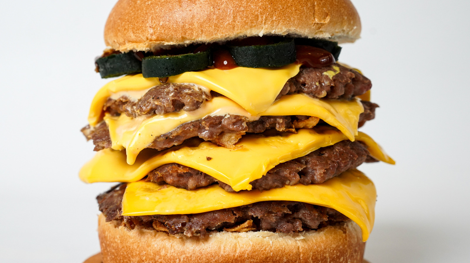 Burger King's Quadruple-Patty Cheeseburger Was Discontinued - But You Can Order It With This Trick - Tasting Table