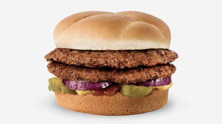 Culver's Double ButterBurger on white background
