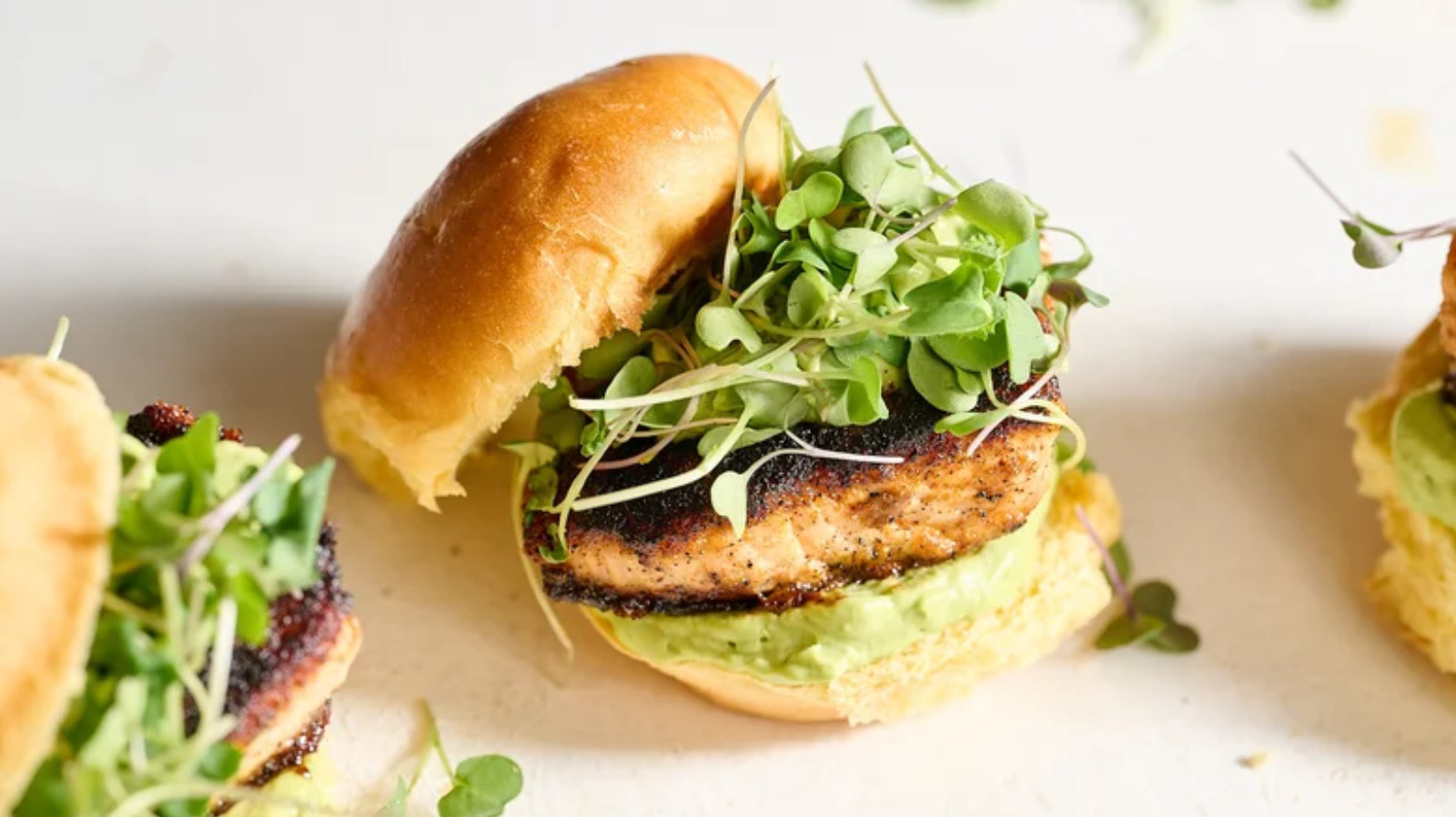 Bored Of Burgers? Grilled Salmon Reinvents Sliders In The Tastiest Way - Tasting Table