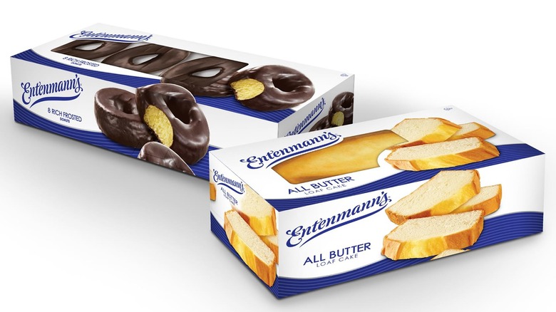 Entenmann's boxes donuts butter cake
