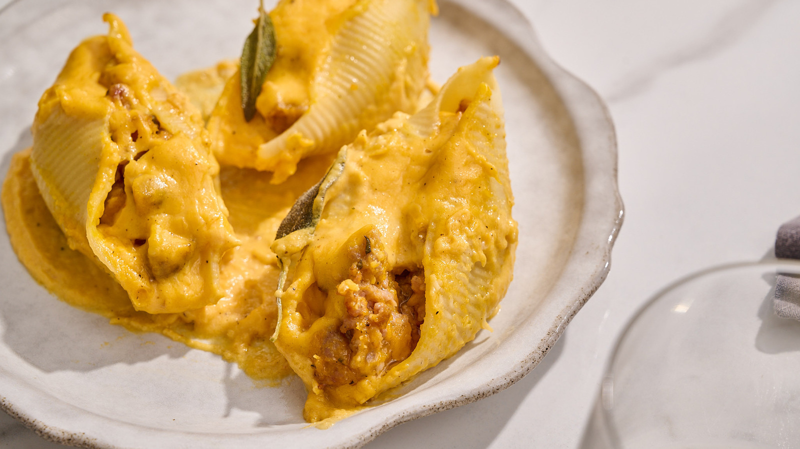 Butternut Squash And Cheese-Stuffed Shells Recipe - Tasting Table